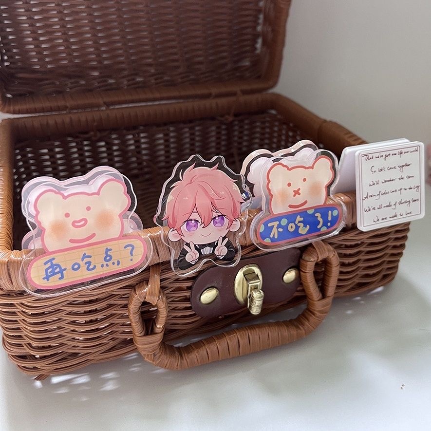 Anime Merchandise Logo - Персонализированный акриловый зажим из полипропилена с