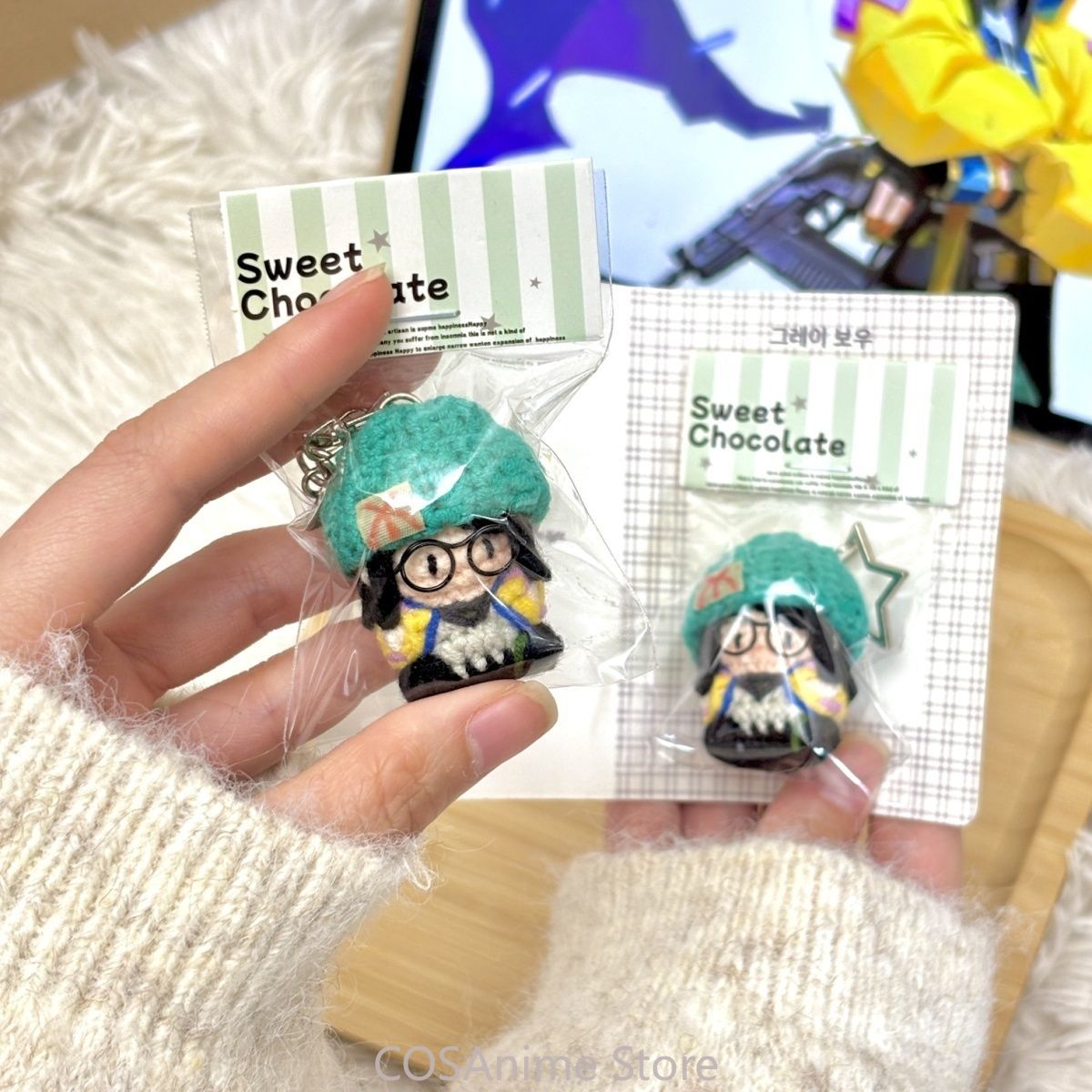 Anime Merchandise Collection - Плюшевый брелок-подвеска VALORANT Killjoy для косплея,