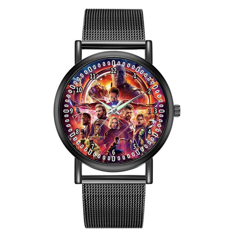 Часы на тему Мстителей, мультя – обзор и цена Anime Kingdom Merchandise