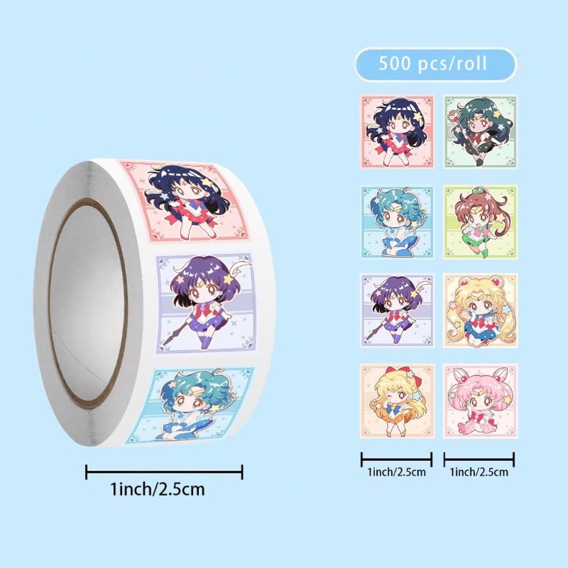 500 листов/рулон, новые наклей – обзор и цена Sticker Sheet Set