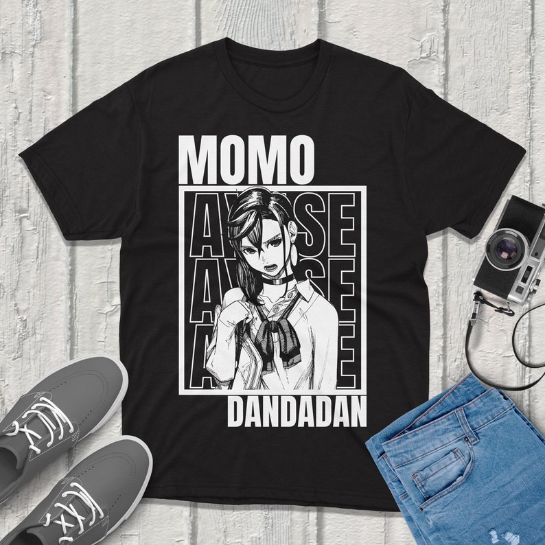 Футболка Momo Ayase Dandadan у – обзор и цена Anime Merchandise T Shirt