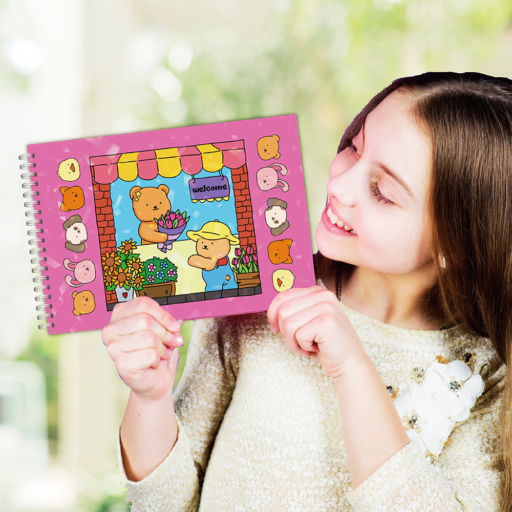 Набор книг-раскрасок с очарова – обзор и цена Sticker Sheet Set