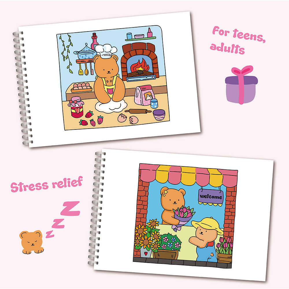 Набор книг-раскрасок с очарова – обзор и цена Sticker Sheet Set