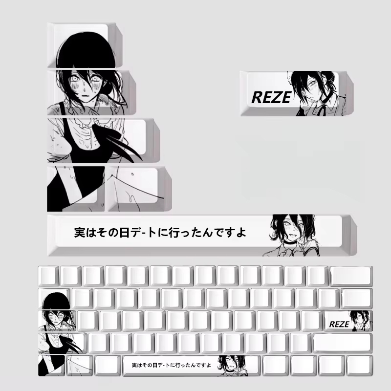 Кейкапы Reze Personality с пер – обзор и цена Keycap Artisan Anime