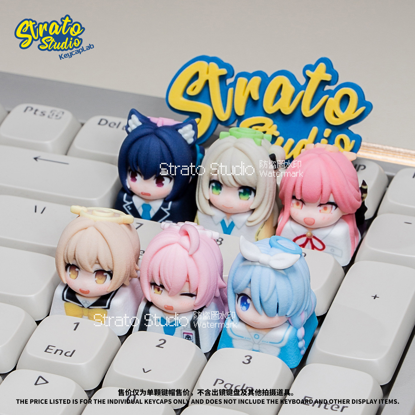 Новые синие смоляные кейкапы с – обзор и цена Keycap Artisan Anime