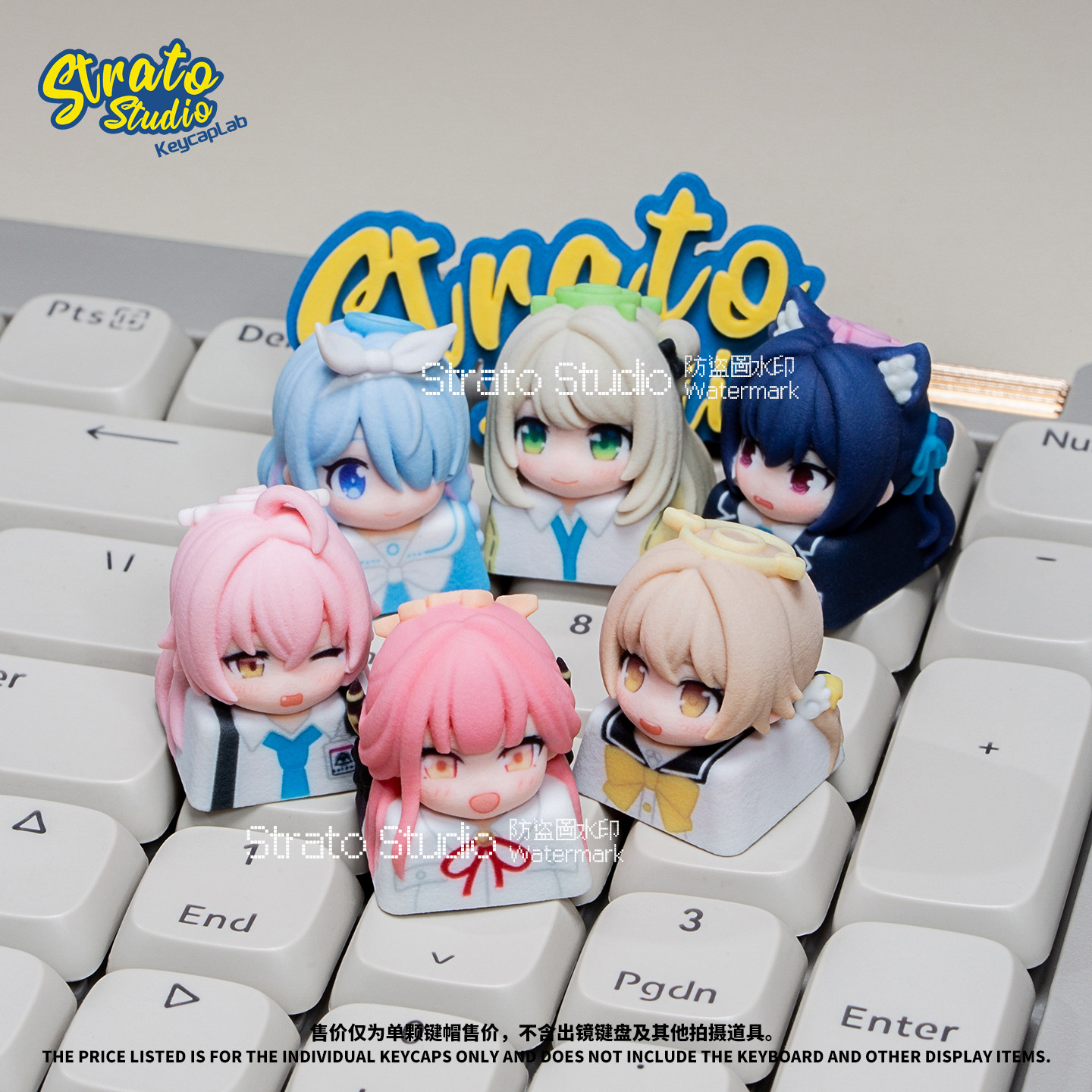 Новые синие смоляные кейкапы с – обзор и цена Keycap Artisan Anime
