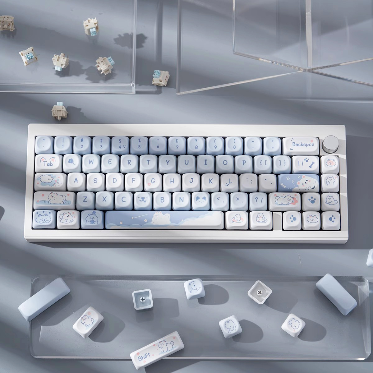 95 клавишных колпачков для кла – обзор и цена Keycap Artisan Anime