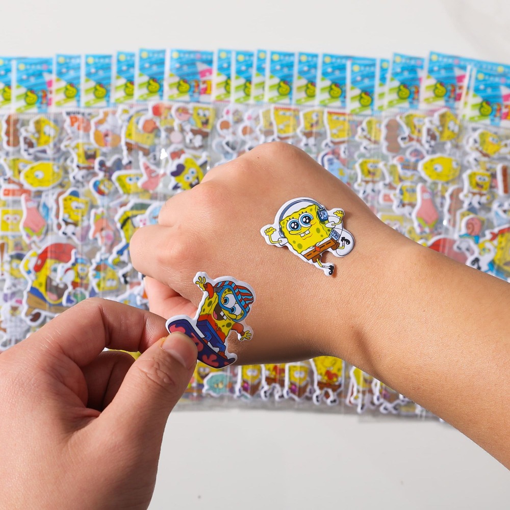 Набор из 12 3D-наклеек с Губко – обзор и цена Sticker Sheet Set